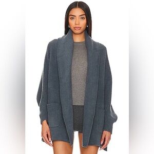 Barefoot Dreams Women's Cardigan - Charcoal Gray